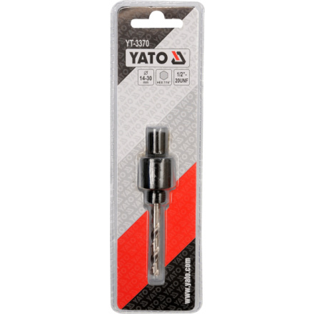 Unašeč šroubový pro vrtací korunky 19 - 29 mm 1/2" HEX 11  mm, YT-3370