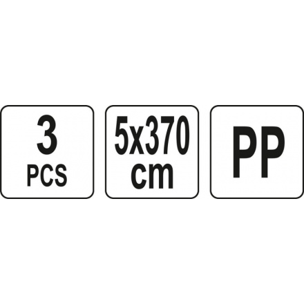 Pásy na stěhování nábytku 5 x 370 cm 3 ks, YT-74261