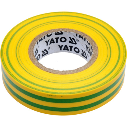 Izolační páska elektrikářská PVC 15mm / 20m žlutozelená, YT-81593
