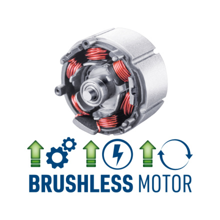 vrtací šroubovák aku, BRUSHLESS, 20V Li-ion, 2×2Ah 402450