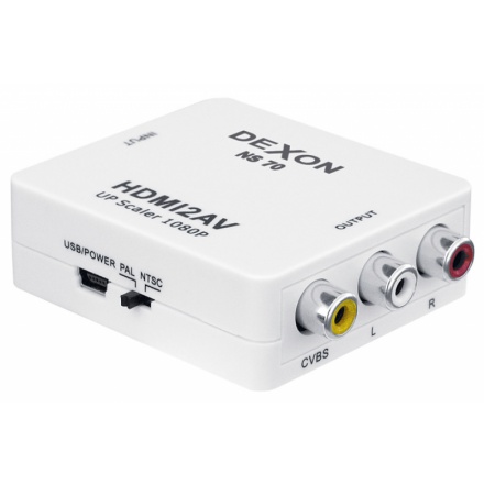 DEXON Konvertor HDMI / RCA audio + CVBS video NS 70, 03_404