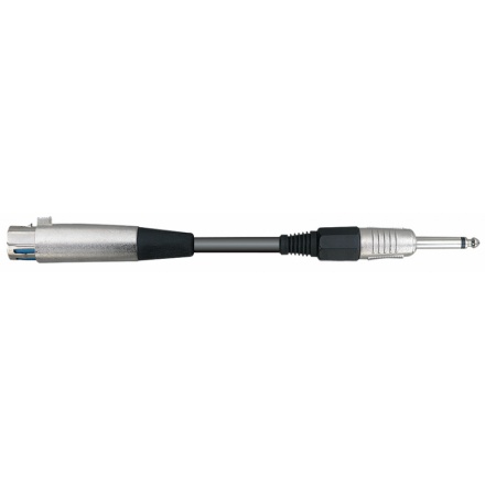 DEXON Signálový kabel XLR ona / Jack 6,3 nesymetrický 5m, 121069