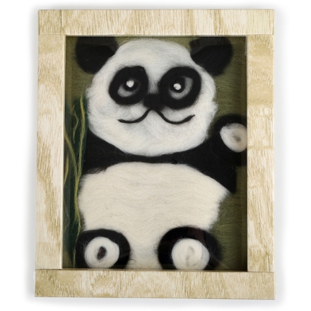 Vlněný obraz Panda 8573