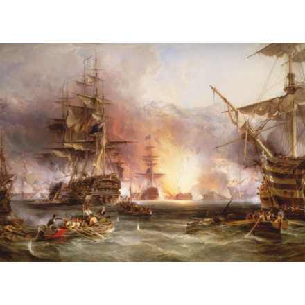 RAVENSBURGER Puzzle Námořní bitva u Alžíru 9000 dílků 1098