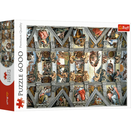 TREFL Puzzle Strop Sixtinské kaple 6000 dílků 110242