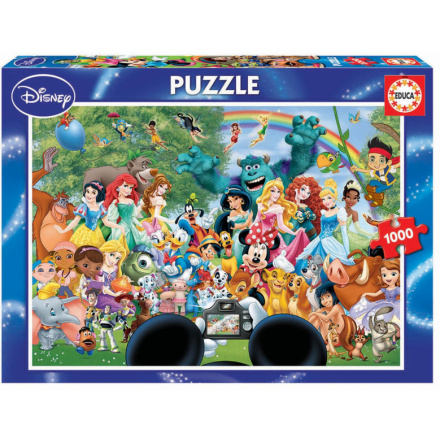EDUCA Puzzle Úžasný svět Disney II 1000 dílků 110343