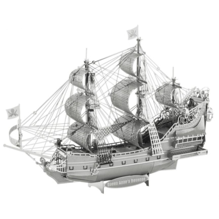 METAL EARTH 3D puzzle Plachetnice Queen Anne's Revenge (ICONX) 112107