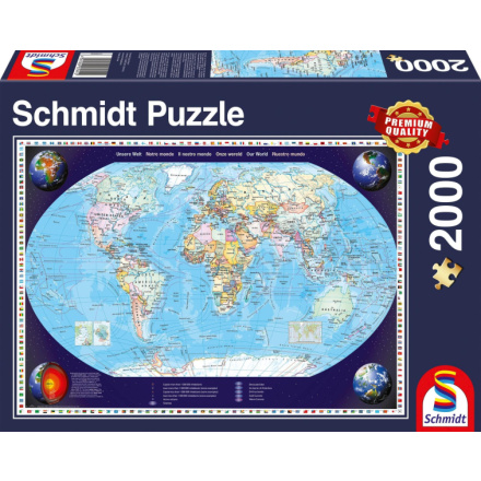 SCHMIDT Puzzle Náš svět 2000 dílků 112192