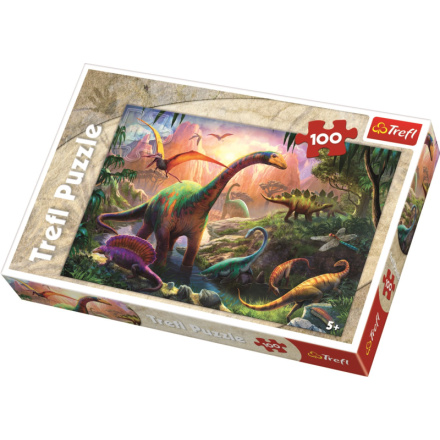 TREFL Puzzle Svět dinosaurů 100 dílků 113441