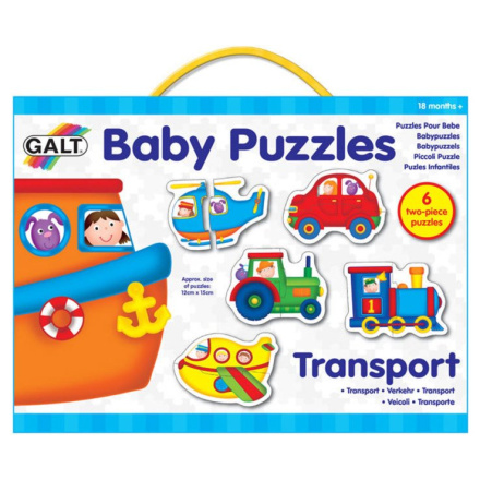 GALT Baby puzzle Doprava 6x2 dílky 118554