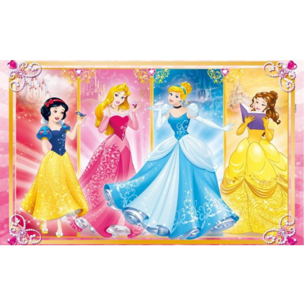 CLEMENTONI Puzzle Disney princezny: Kamarádky 2x60 dílků 118707