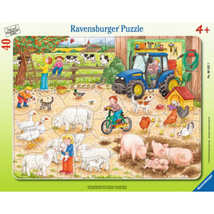 RAVENSBURGER Puzzle Na velkém statku 40 dílků 119261