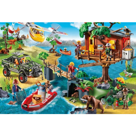 SCHMIDT Puzzle Playmobil Domek na stromě 150 dílků + figurka Playmobil 119827