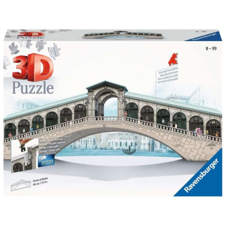 3D puzzle Most Ponte di Rialto 216 dílků 120595