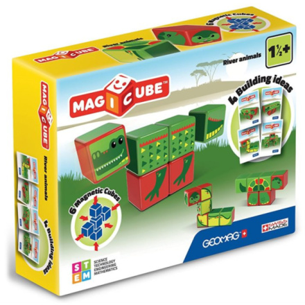 GEOMAG Magnetické kostky Magicube Plazi a obojživelníci 120649