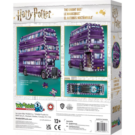 WREBBIT 3D puzzle Harry Potter: Záchranný autobus 280 dílků 120696