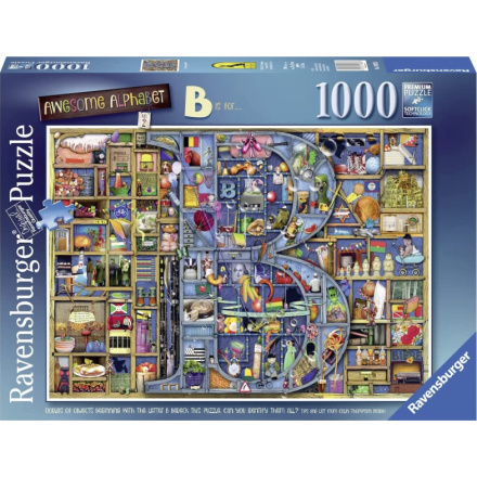 RAVENSBURGER Puzzle Úžasná abeceda - písmeno B 1000 dílků 122183