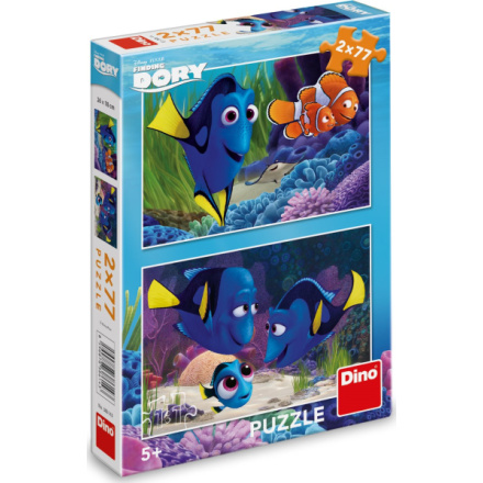 DINO Puzzle Hledá se Dory 2x77 dílků 122415