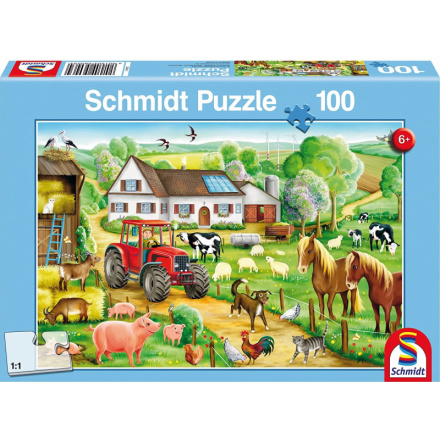 SCHMIDT Puzzle Na farmě 100 dílků 122580