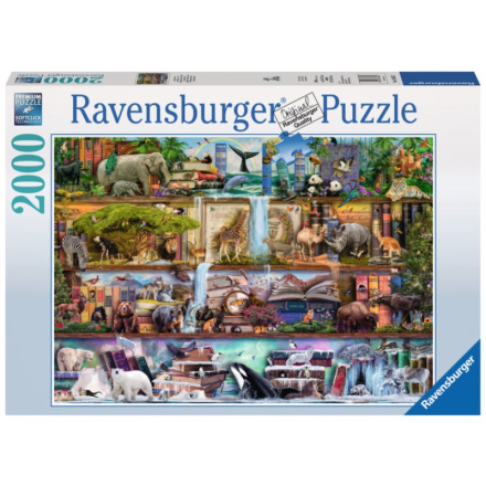 RAVENSBURGER Puzzle Království divokých zvířat 2000 dílků 122661