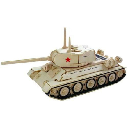 WOODEN TOY , WCK 3D puzzle Tank T-34 122667