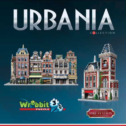 WREBBIT 3D puzzle Urbania: Hasičská stanice 285 dílků 122861