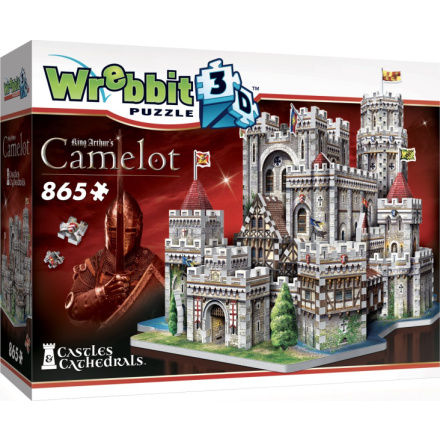 WREBBIT 3D puzzle Hrad Kamelot 865 dílků 122873