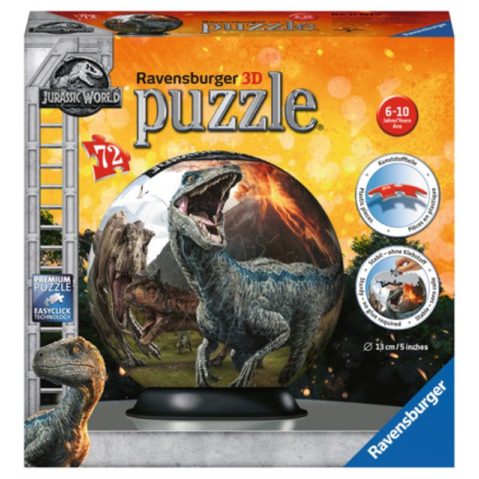 RAVENSBURGER 3D Puzzleball Jurský svět 72 dílků 122984