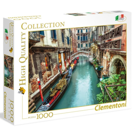 CLEMENTONI Puzzle Benátský kanál, Itálie 1000 dílků 123484