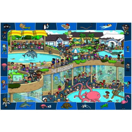 EUROGRAPHICS Spot & Find puzzle Bláznivé akvárium 100 dílků 123632