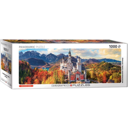 EUROGRAPHICS Panoramatické puzzle Zámek Neuschwanstein, Německo 1000 dílků 124700