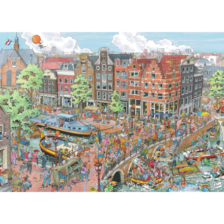 RAVENSBURGER Puzzle Města světa: Amsterdam 1000 dílků 124768