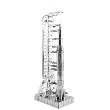 METAL EARTH 3D puzzle Apollo Saturn V s rampou 124865