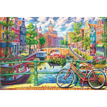 TREFL Puzzle Amsterdamský kanál 1500 dílků 125178