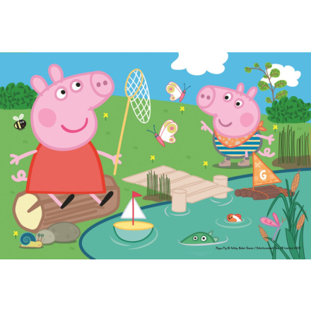 TREFL Puzzle Prasátko Peppa: U rybníka 54 dílků 125223