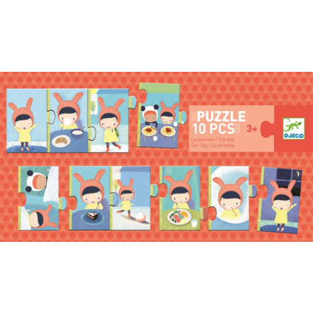 DJECO Puzzle Můj den 10 dílků 125462