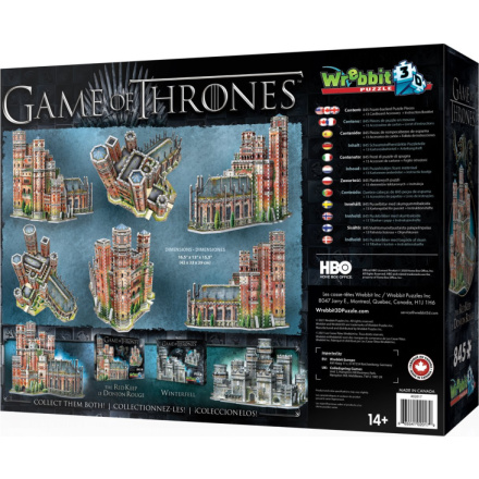 WREBBIT 3D puzzle Hra o trůny: The Red Keep 845 dílků 125772