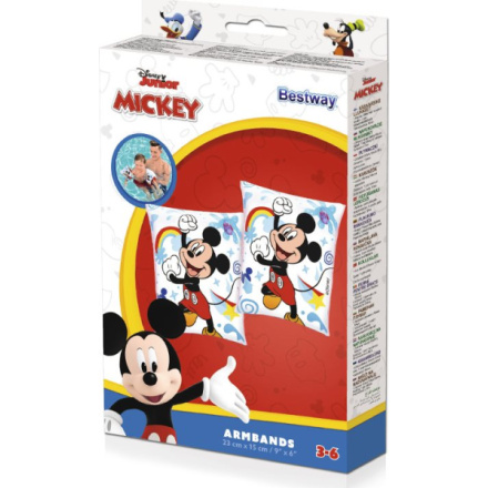 BESTWAY Nafukovací rukávky Mickey Mouse, 3-6 let 126128