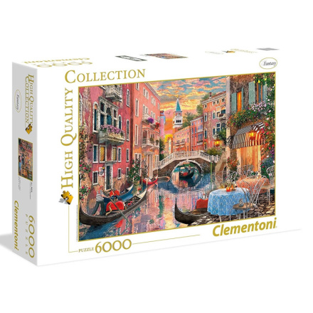 CLEMENTONI Puzzle Západ slunce v Benátkách 6000 dílků 126386