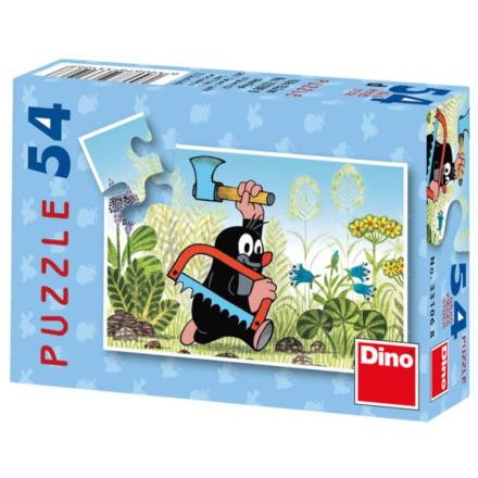 DINO Puzzle Krtek - hurá do práce 54 dílků 1263