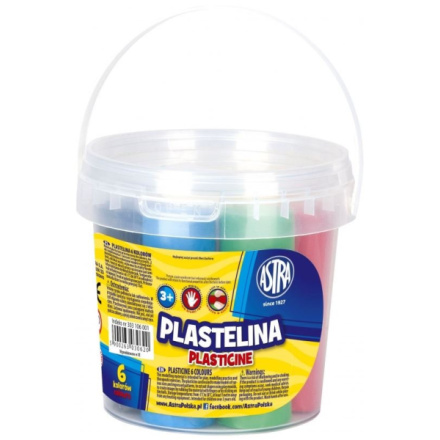 ASTRA Plastelína 6 barev 129484, 500g