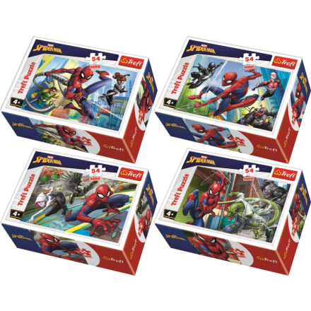 TREFL Displej Puzzle Spiderman a přátelé 54 dílků (40 ks) 129734