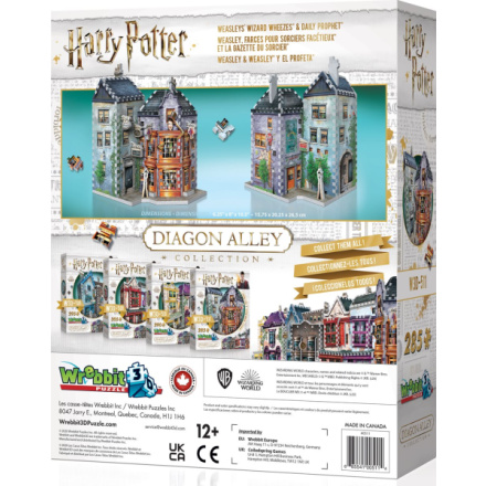 WREBBIT 3D puzzle Harry Potter: Kratochvílné a kouzelnické kejkle a Denní věštec 285 dílků 130969