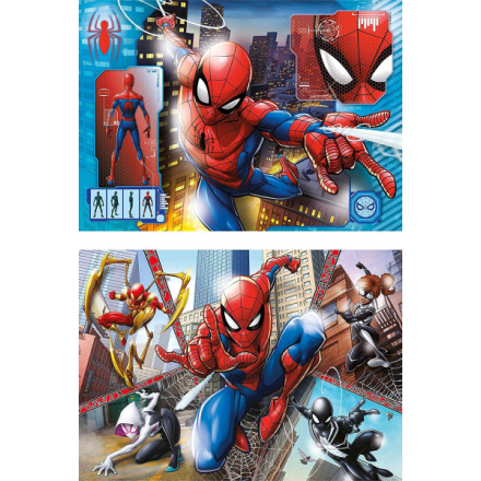 CLEMENTONI Puzzle Spiderman: Do akce 2x60 dílků 131060