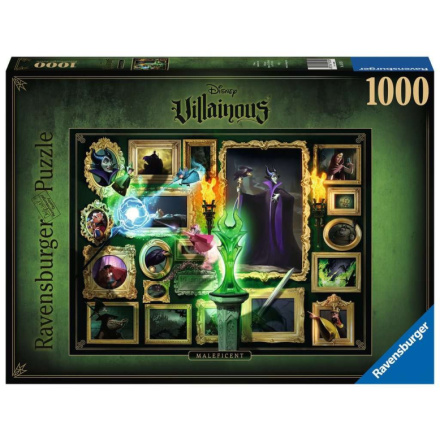 RAVENSBURGER Puzzle Disney Villainous: Zloba 1000 dílků 131094