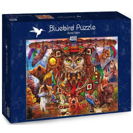 BLUEBIRD Puzzle Zvířecí totem 4000 dílků 132242