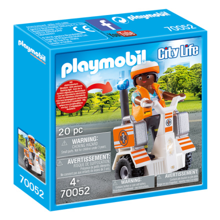 PLAYMOBIL® City Life 70052 Zásahová dvoukolka záchranářů se světly 132303