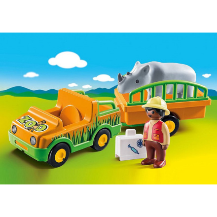 PLAYMOBIL® 1.2.3. 70182 Převoz nosorožce 132362