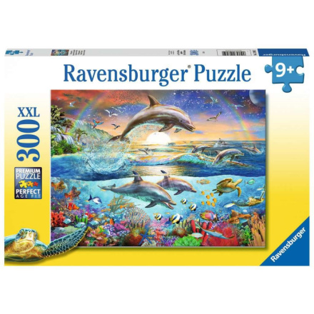 RAVENSBURGER Puzzle Ráj delfínů XXL 300 dílků 132660