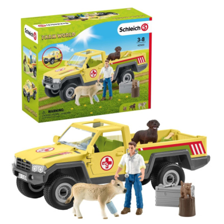 SCHLEICH Farm World® 42503 Záchranné terénní auto s veterinářem 133180